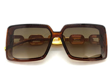 Classy Elegant Modern Retro Style SUNGLASSES Brown Frame E1820