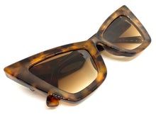 Oversized Vintage Retro Cat Eye Style SUNGLASSES Large Leopard Frame 1206