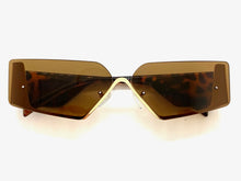 Contemporary Modern Style SUNGLASSES Sleek Design Gold & Tortoise Frame 5212