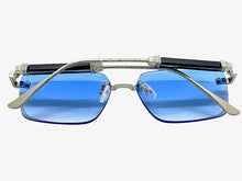 Classy Elegant Luxury Modern Style SUNGLASSES Rimless Silver Frame 5331