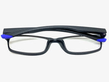 Sleek Contemporary Modern Sporty Style READING GLASSES READERS Gray Frame Lens Strength +2.75