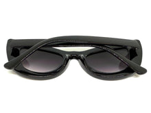 Exaggerated Classic Vintage Retro Cat Eye Style SUNGLASSES Funky Black Frame 1639