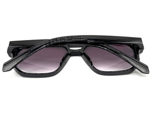 Classic Vintage Retro Hip Hop Style SUNGLASSES Square Black Frame 80930