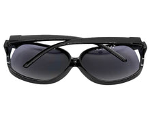 Oversized Exaggerated Classic Vintage Retro Style SUNGLASSES Huge Black Frame 80006