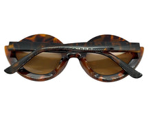 Oversized Exaggerated Classic Retro Cat Eye Style SUNGLASSES Bling Leopard Frame - Beige Lens 8120 (Copy) (Copy)