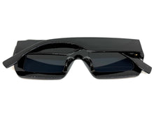 Oversized Exaggerated Vintage Retro Style SUNGLASSES Large Square Black Frame 1351