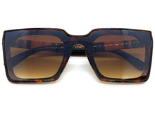 Classy Elegant Modern Luxury Designer Fashion SUNGLASSES Large Tortoise Frame E1499