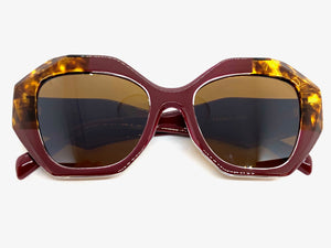 Exaggerated Vintage Retro Style SUNGLASSES Funky Animal Print Frame E1683