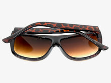 Oversized Classic Vintage Retro Style SUNGLASSES Large Tortoise Snakeskin Frame 1201