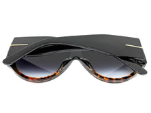 Oversized Classic Vintage Retro Style SUNGLASSES Large Super Thick Black & Tortoise Frame 15013