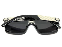 Classic Hardcore Biker Gangster Hip Hop Style SUNGLASSES Black Frame Chrome Lens 5468