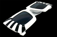 Exaggerated Vintage Retro Style SUNGLASSES Thick Square White Frame 80590