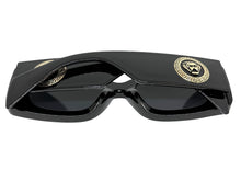 Classic Hardcore Biker Gangster Style SUNGLASSES Black Frame - Dark Lens 5015