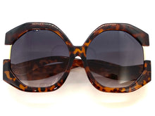 Oversized Vintage Retro Style SUNGLASSES X-Large Huge Tortoise Frame 80848