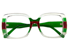 Oversized Vintage Retro Style Large Square Lensless Eye Glasses- Frame Only NO Lens 6444