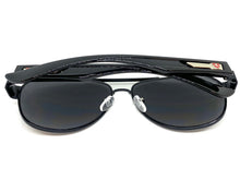 Classic Vintage Retro Aviator Style SUNGLASSES Sleek Black Frame 21037