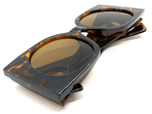 Oversized Exaggerated Classic Vintage Retro Style SUNGLASSES Huge Square Tortoise Frame 2158