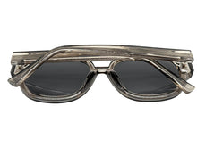 Classic Vintage Retro Style SUNGLASSES Large Thick Gray Acetate Frame C005