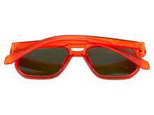 Classic Vintage Retro Hip Hop Style SUNGLASSES Square Matte Orange Frame 80930