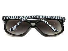 Oversized Exaggerated Vintage Retro Style SUNGLASSES Large Zebra - Tiger Print Frame 1166