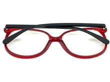 Oversized Classic Vintage Retro Style Clear Lens EYEGLASSES Large Round Red Frame I129