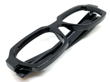Classic Vintage Retro Style Large Square Black Lensless Eye Glasses- Frame Only NO Lens 1219