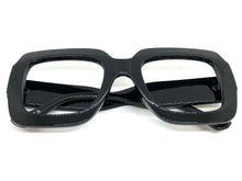 Oversized Vintage Retro Style Large Black Lensless Eye Glasses- Frame Only NO Lens 5255