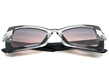 Oversized Exaggerated Funky Vintage Retro Style SUNGLASSES Large Gray Frame E2125