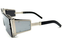Classic Hardcore Gangster Hip Hop Rapper Pimp Style SUNGLASSES Silver Frame 79004