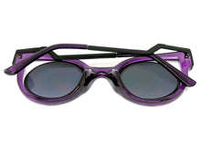 Classic Vintage Retro Cat Eye Style SUNGLASSES Funky Purple Frame 1737