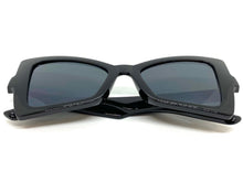 Oversized Exaggerated Funky Vintage Retro Style SUNGLASSES Large Black Frame E2125