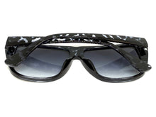 Classic Vintage Retro Style SUNGLASSES Square Gray Tortoise Frame - Light Gradient Tint 1876