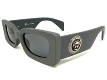 Classic Hardcore Biker Gangster Style SUNGLASSES Gray Frame - Dark Lens 5015