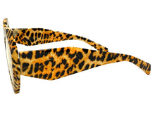 Oversized Exaggerated Vintage Retro Style Clear Lens EYEGLASSES Large Thick Cheetah Frame 61900