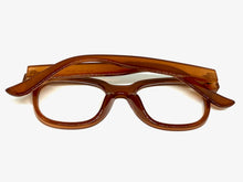 Classic Vintage Retro Style Clear Lens Blue Light Block Computer EYEGLASSES Brown Frame I135