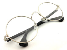 Classic Vintage Retro Style Clear Lens EYEGLASSES Round Silver Frame IT085