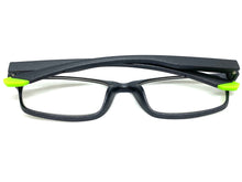 Sleek Contemporary Modern Sporty Style READING GLASSES READERS Gray Frame Lens Strength +3.00