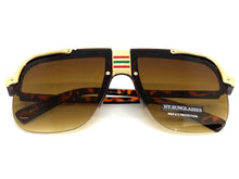 Classic Luxury Retro Hip Hop Style SUNGLASSES Black & Gold Frame 2719