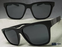 Classic Sporty Driving Fishing POLARIZED SUNGLASSES Large Black Frame - Dark Lens 9086