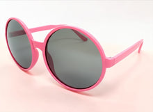 Oversized Classic Vintage Retro Style SUNGLASSES X-Large Round Pink Frame 15032
