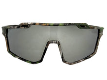 Military Tactical Hunting Fishing Wrap Around Safety SUNGLASSES Camouflage Frame - Silver Lens CAMO3