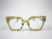 Oversized Exaggerated Funky Artsy Retro Style Clear Lens EYEGLASSES Abstract Optical Frame 69100