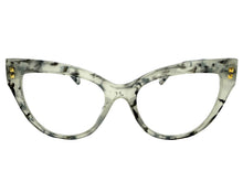 Classic Elegant Vintage Retro Cat Eye Style READING GLASSES READERS Marble Frame +2.00