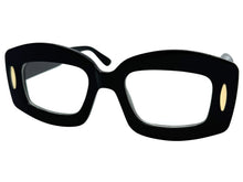 Classy Elegant Modern Retro Style Clear Lens EYEGLASSES Thick Black Optical Frame 24020