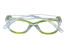 Classic Elegant Vintage Retro Cat Eye Style READING GLASSES READERS Clear Glitter Frame +2.00