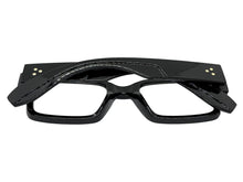 Classic Vintage Retro Style Clear Lens EYEGLASSES Thick Square Matte Black Frame 35009