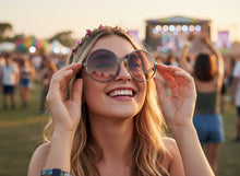 Oversized Classic Vintage Retro Style SUNGLASSES X-Large Round Gray Frame 15032