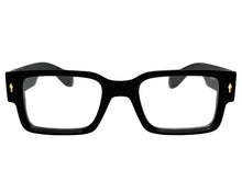 Classic Vintage Retro Style Clear Lens EYEGLASSES Thick Square Black Frame 35009