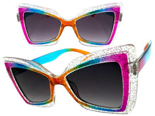 Exaggerated Vintage Retro Style SUNGLASSES Funky Multicolor Bow Shape Frame 49309