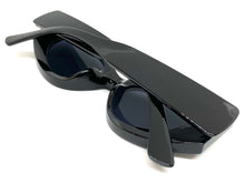 Classy Elegant Exaggerated Retro Cat Eye Style SUNGLASSES Thick Black Frame 80533